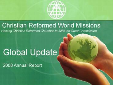 Christian Reformed World Missions