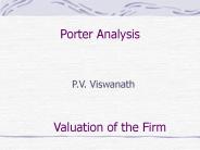 Porter Analysis