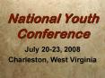 National Youth Conference PowerPoint PPT Presentation