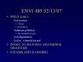 ENVI 485 02/13/07 PowerPoint PPT Presentation