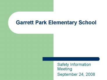 Garrett Park Elementary School