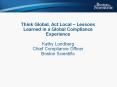 Think Global, Act Local  PowerPoint PPT Presentation
