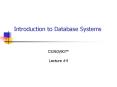 Introduction to Database Systems PowerPoint PPT Presentation