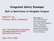Integrated Safety Envelopes Builtin Restrictions of Navigable Airspace