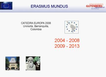 ERASMUS MUNDUS