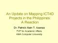 An Update on Mapping ICT4D Projects in the Philippines: A Reaction PowerPoint PPT Presentation