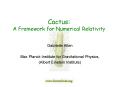Cactus: A Framework for Numerical Relativity PowerPoint PPT Presentation