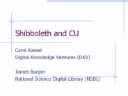 Shibboleth and CU