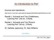An Introduction to Perl