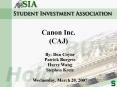 Canon Inc' CAJ PowerPoint PPT Presentation