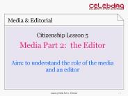 Citizenship Lesson 5