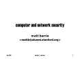 computer and network security PowerPoint PPT Presentation