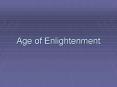 Age of Enlightenment PowerPoint PPT Presentation