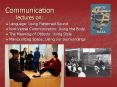 Communication lectures on: PowerPoint PPT Presentation