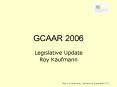 GCAAR 2006 PowerPoint PPT Presentation