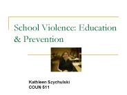 School Violence: Education
