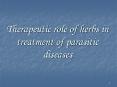 Therapeutic role of herbs in treatment of parasitic diseases PowerPoint PPT Presentation