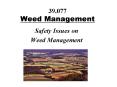39'077 Weed Management PowerPoint PPT Presentation