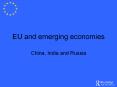 EU and emerging economies PowerPoint PPT Presentation