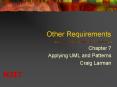 Other Requirements