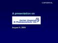 CONFIDENTIAL PowerPoint PPT Presentation