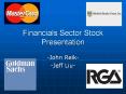 Financials Sector Stock Presentation PowerPoint PPT Presentation