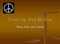 Tinker vs' Des Moines PowerPoint PPT Presentation
