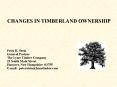 CHANGES IN TIMBERLAND OWNERSHIP PowerPoint PPT Presentation