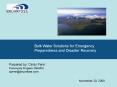 Bulk Water Solutions for Emergency Preparedness and Disaster Recovery PowerPoint PPT Presentation