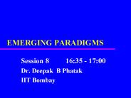 EMERGING PARADIGMS