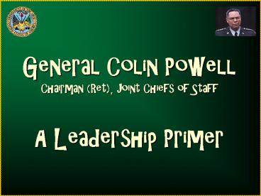 General Colin Powell