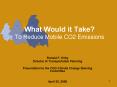 What Would it Take? To Reduce Mobile CO2 Emissions PowerPoint PPT Presentation