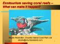 Ecotourism saving coral reefs What can make it happen PowerPoint PPT Presentation