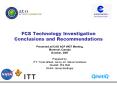 FCS Technology Investigation Conclusions and Recommendations PowerPoint PPT Presentation