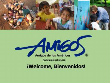 Welcome, Bienvenidos