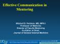 Effective Communication in Mentoring PowerPoint PPT Presentation