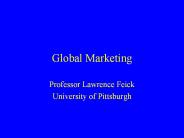 Global Marketing