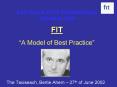 A Model of Best Practice PowerPoint PPT Presentation