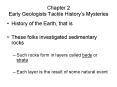 Chapter 2 Early Geologists Tackle Historys Mysteries PowerPoint PPT Presentation