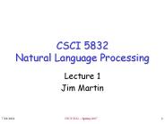 CSCI 5832 Natural Language Processing