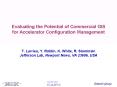 Evaluating the Potential of Commercial GIS for Accelerator Configuration Management PowerPoint PPT Presentation