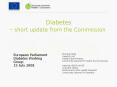 Diabetes - short update from the Commission PowerPoint PPT Presentation