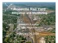 Roseville Rail Yard Mitigation and Monitoring PowerPoint PPT Presentation