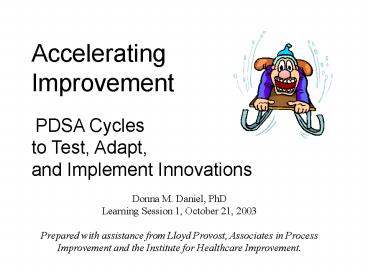 Fundamental Questions for Improvement