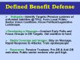 Defined Benefit Defense PowerPoint PPT Presentation