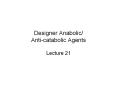Designer Anabolic/ Anti-catabolic Agents PowerPoint PPT Presentation