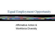 Equal Employment Opportunity
