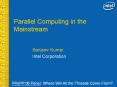 Parallel Computing in the Mainstream PowerPoint PPT Presentation