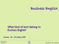 Business English PowerPoint PPT Presentation
