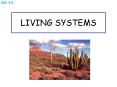 LIVING SYSTEMS PowerPoint PPT Presentation